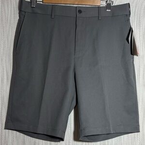 PGA Tour Men's Charcoal Flat Front Shorts